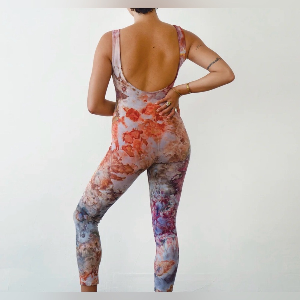Soleil Catsuit || Ice Dye || Ocean Jasper Large - Picture 7 of 16